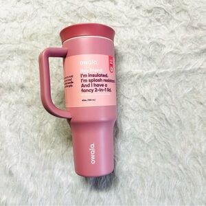 Owala Pink Insulated Travel Mug